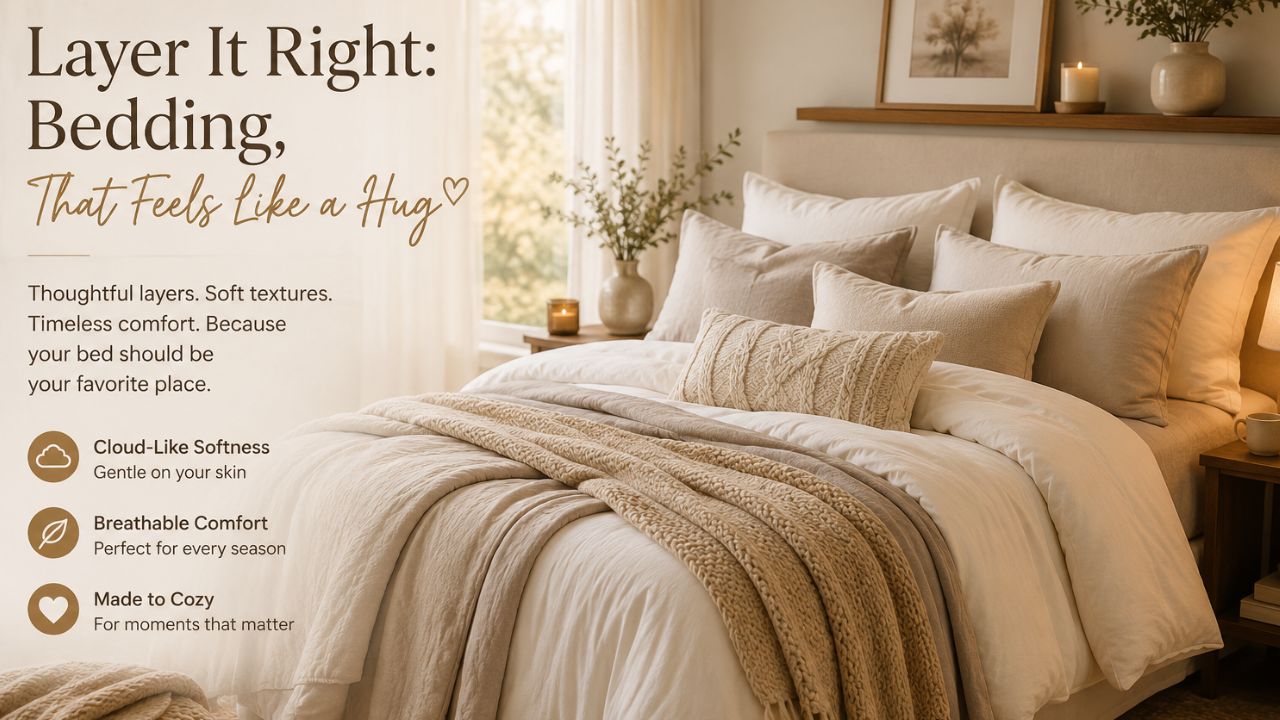 Layer It Right: Bedding, That Feels Like a Hug